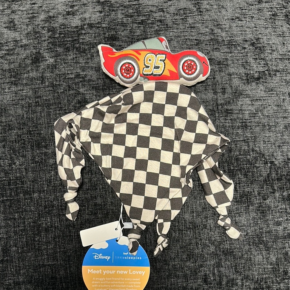 Disney Cars Lovey Blanket - Red and Black